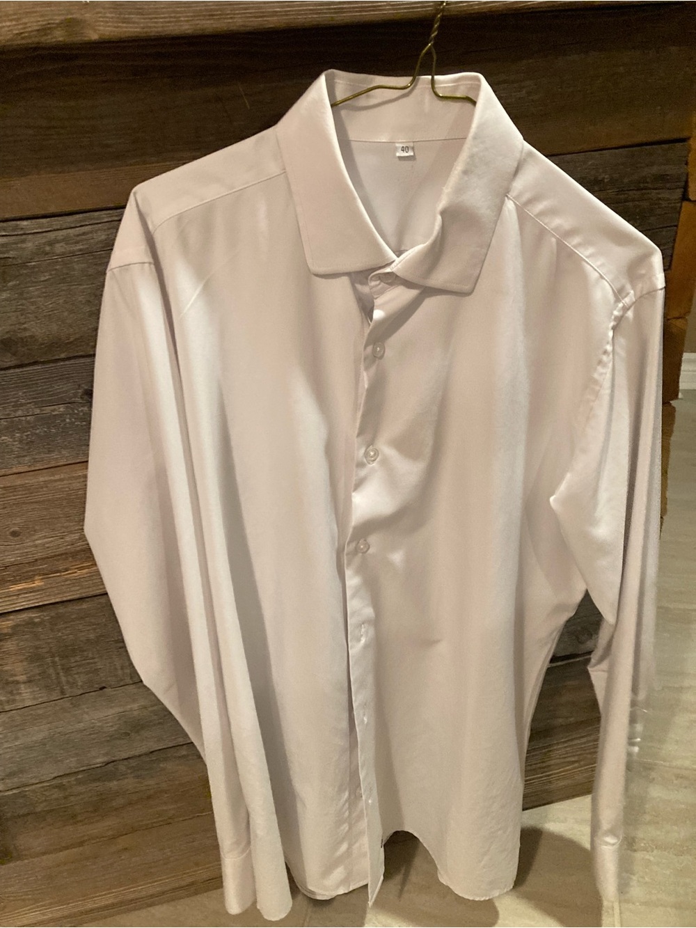 State & Liberty “the springer” solid White dress Shirt slim fit - M